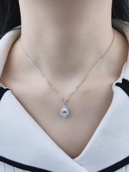 Sterling Silver with Elegant Gemstone Necklace for Women - LAX Jewelry