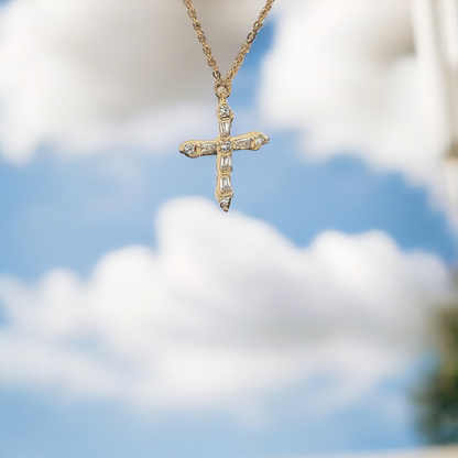 925 Sterling Silver Cross Necklace for Women - LAX Jewelry