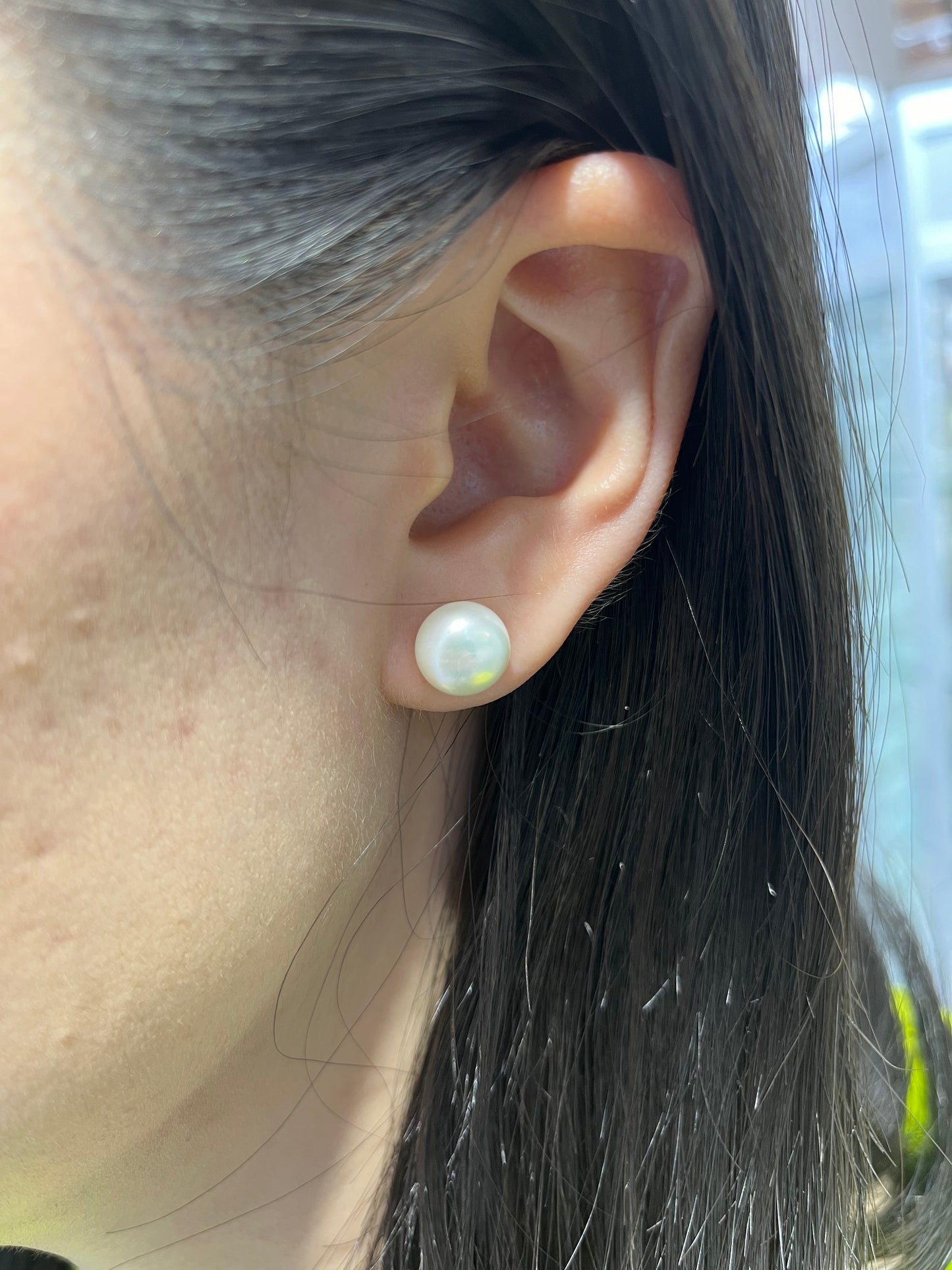 Shell Pearl Earrings Studs for Women - LAX Jewelry