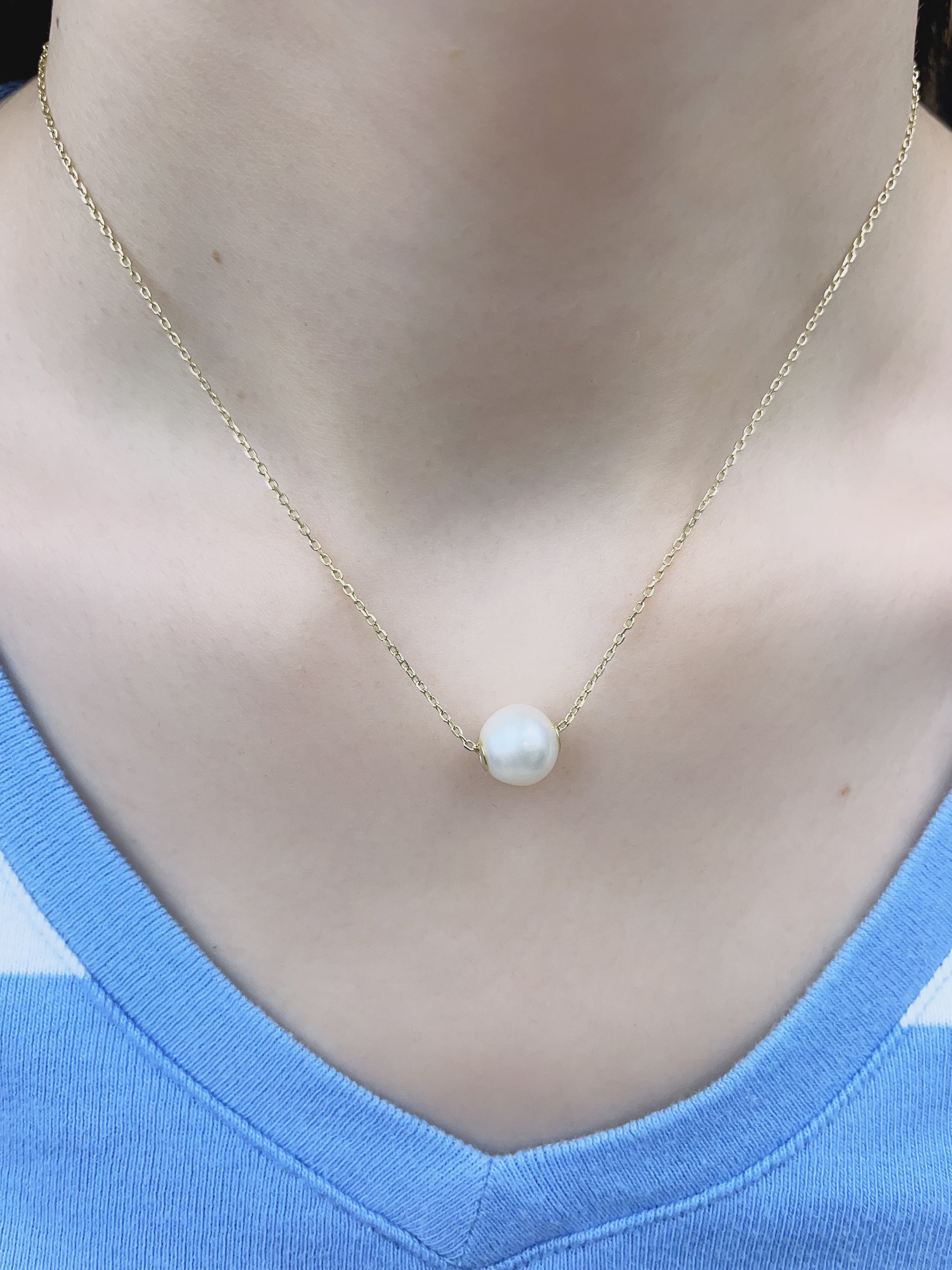 Silver Shell Pearl Pendant Necklaces for Women - LAX Jewelry