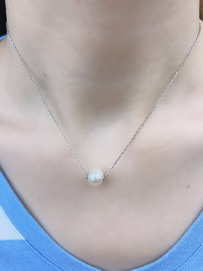 Silver Shell Pearl Pendant Necklaces for Women - LAX Jewelry