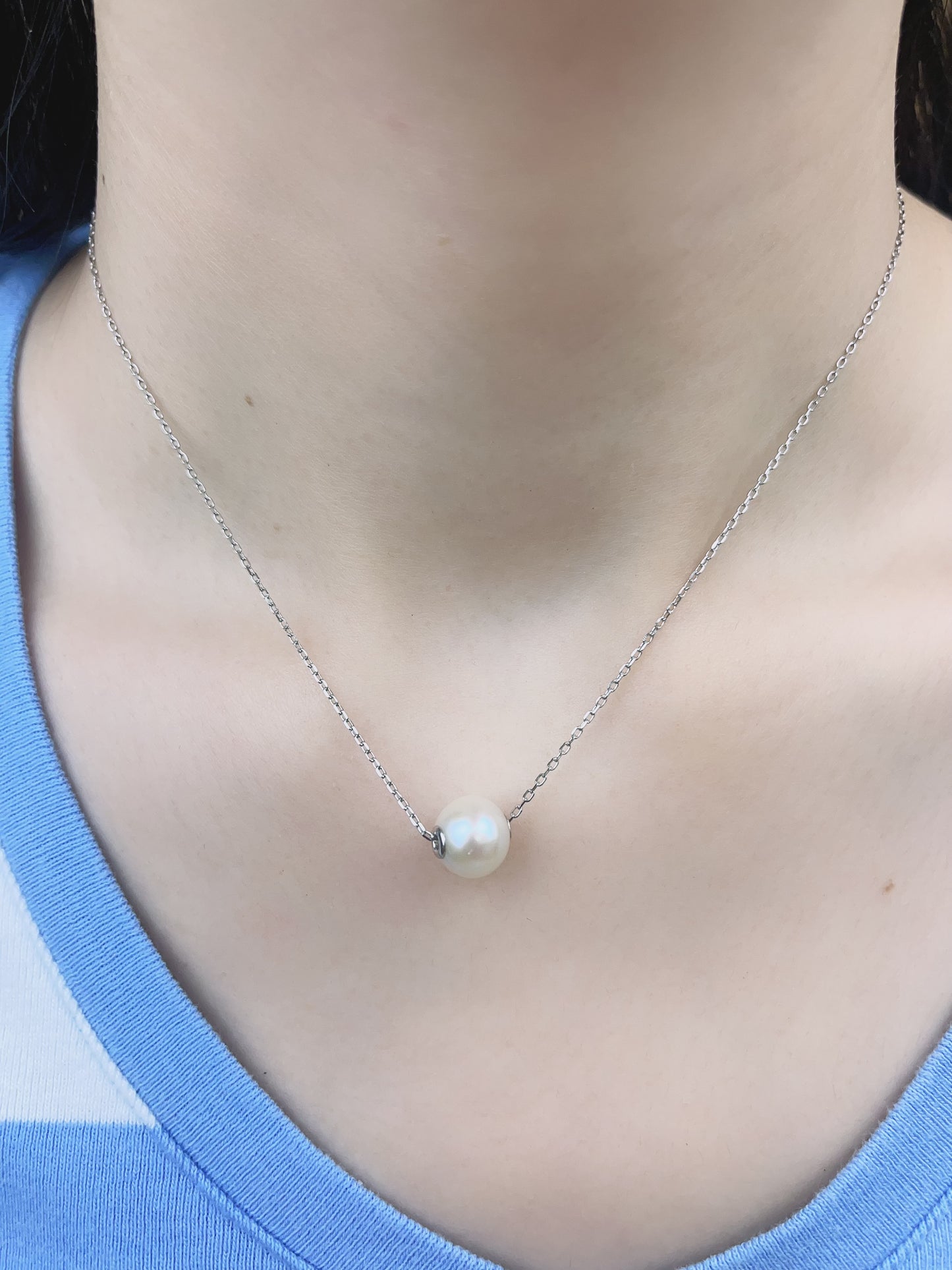 Silver Shell Pearl Pendant Necklaces for Women - LAX Jewelry