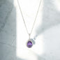 Sterling Silver with Elegant Gemstone Necklace for Women - LAX Jewelry